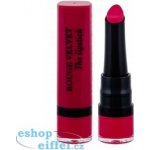 Bourjois Paris Rouge Velvet The Lipstick matná rtěnka 09 Fuchsia Botté 2,4 g – Hledejceny.cz