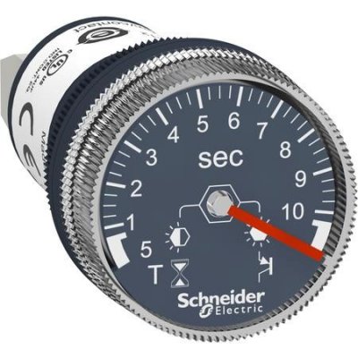 Schneider Electric XB5DTB22 Časovač, montáž na panel, zpožděné sepnutí, 0,5 s až 10 s, 24 V DC – Hledejceny.cz
