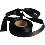 Atlasová stuha černá, šíře 24 mm, délka 20 m – Zboží Mobilmania