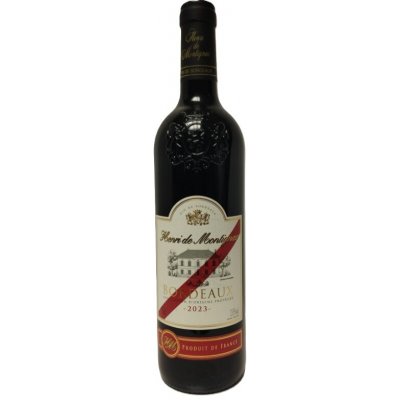 Henri de Montignac Bordeaux 13,5% 0,75 l (holá láhev) – Hledejceny.cz