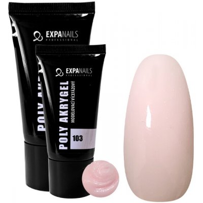 EXPA-nails Poly akrygel v tubě č.103 Mléčná růžová 60 g – Hledejceny.cz