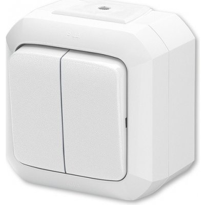 ABB Variant+ dvojitý 6+6 IP54, bílá 3558N-C52510 B – Hledejceny.cz