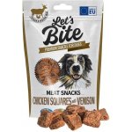 Brit Let's Bite Meat Snacks Chicken Squares with Venison 80 g – Sleviste.cz