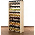 REGÁL NA VÍNO RW-3-77 BOROVICE Bez povrchové úpravy – Sleviste.cz