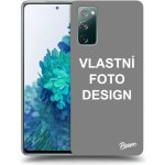 Pouzdro Picasee silikonové Samsung Galaxy S20 FE - Vlastní design/motiv černé