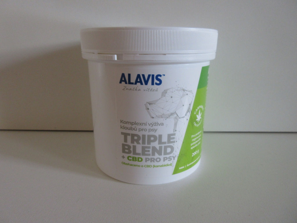 Alavis Triple Blend + CBD pro psy 200 g