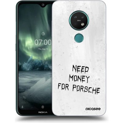 Picasee silikonový průhledný obal pro Nokia 7.2 - White Fuel – Zboží Živě