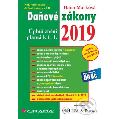 Daňové zákony 2019 - Hana Marková – Zboží Mobilmania