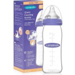 Lansinoh skleněná kojenecká láhev s NaturalWave TM savičkou 240ml – Sleviste.cz