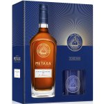 Metaxa 12* 40% 0,7 l (kazeta 2 sklenice) – Zboží Dáma