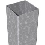 Kovový pozinkovaný sloupek 100 x 100 mm - délka 3 m – HobbyKompas.cz