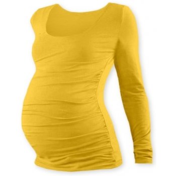Jožánek Johanka těhotenské triko dlouhý rukáv žlutooranžová