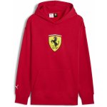 Puma FERRARI RACE BIG SHIELD HOODIE 63019202 Červená – Zboží Dáma