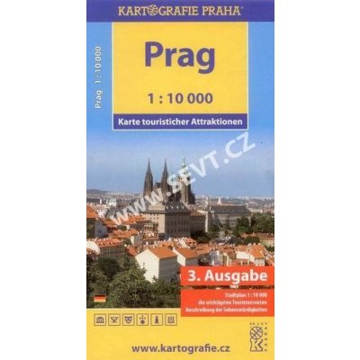 Prag Karte touristicher Attraktionen,3.vydání – Hledejceny.cz