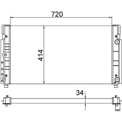 Chladič, chlazení motoru MAHLE CR 1533 000S – Sleviste.cz