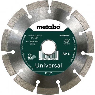Metabo Diamantový řezný kotouč 150 x 22,23 mm 624308000 – Zboží Mobilmania