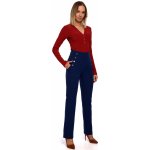 Made Of Emotion Woman's Trousers M530 Navy Blue – Zboží Mobilmania