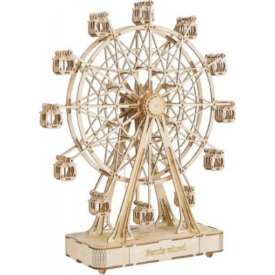 ROBOTIME Rolife 3D dřevěné puzzle Ruské kolo (hrací skříňka) 278 ks – Hledejceny.cz