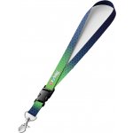 Šňůrka na krk Oxybag s karabinkou OXY Ombre Blue – Zboží Dáma