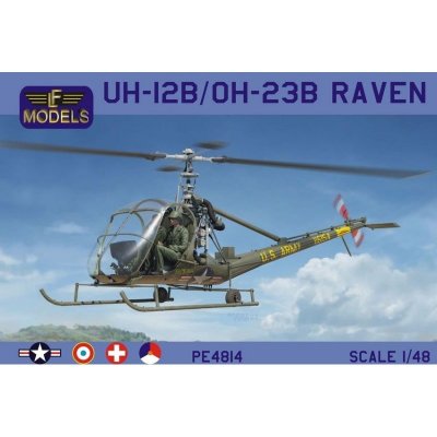 UH12B / UH23B Raven 4x camo LF models PE4814 1:48