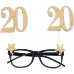 Santex Brýle na oslavu narozenin glitrové "20 let"