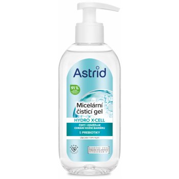 Astrid Hydro X-Cell Čistící micelární gel na tvář 200 ml