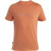 Pánské sportovní tričko Icebreaker Mens Merino 125 Cool-Lite Sphere III SS Tee Trail Climb Ember