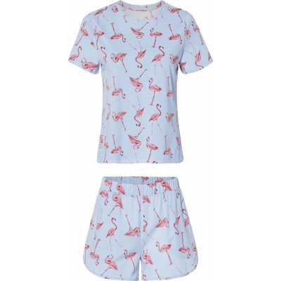 Esmara plameňák dámské pyžamo krátké modré – Zboží Mobilmania