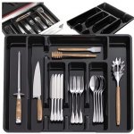Organizér do kuchyňské zásuvky - plastová vložka 27,5 - 44,5 x 36,5cm – Zboží Dáma