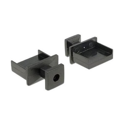 Delock Prachová záslepka pro USB Type-A samice s uchopením 10 kusů černá – Zboží Živě