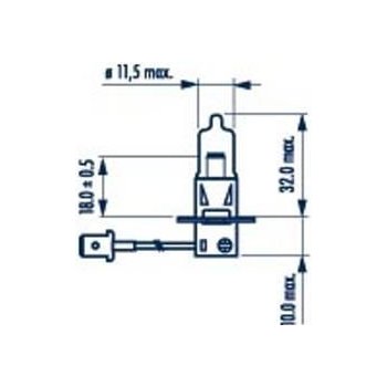 Narva 48700 H3 PK22s 24V 70W