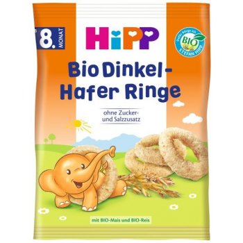HIPP BIO Špaldovo-ovesná kolečka od 8. měsíce 30 g