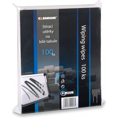 Clenium Čisticí utěrky na bílé tabule suché 100 ks – Sleviste.cz