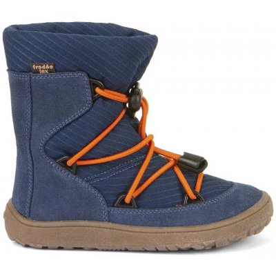 Froddo zimní barefoot Tex Track wool denim – Zboží Dáma