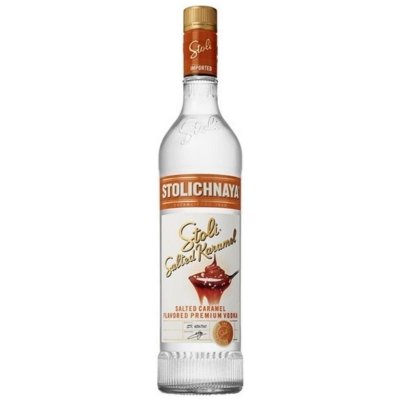 Stolichnaya Salted Karamel 37,5% 1 l (holá láhev) – Zboží Dáma