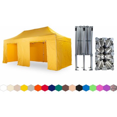 TENTino BIG HEXAGON 4x6 m /6 noh 4A ŽLUTÁ – Hledejceny.cz
