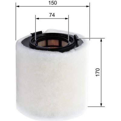 Vzduchový filtr BOSCH (BO F026400391) – Hledejceny.cz