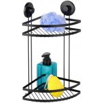 Excellent Polička kovová rohová 26 x18 x 37 cm – Sleviste.cz