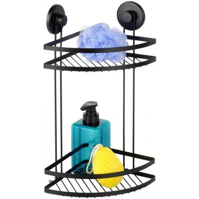 Excellent Polička kovová rohová 26 x18 x 37 cm – Sleviste.cz