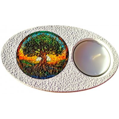 Svícen na čajovou svíčku Strom života Západ slunce – Hledejceny.cz