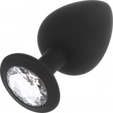 Ohmama anal silikonový do zadku kolík diamant L 9 CM