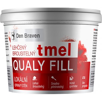 Den Braven Qualy Fill šlehaný sádrový brousitelný tmel 500g