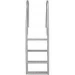 zahrada-XL Bazénový žebřík se 4 schůdky hliníkový 1,67 m – Sleviste.cz