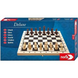 Simba Dickie Deluxe dřevěné šachy a dáma DE