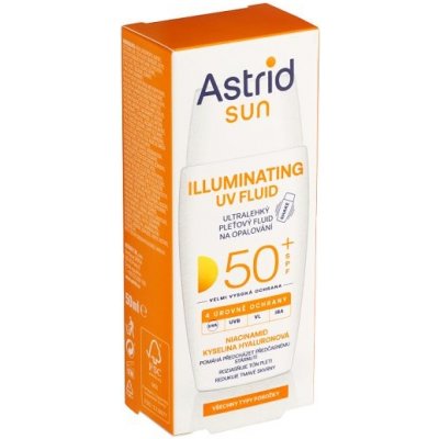 Astrid Sun Ultralehký pleťový fluid na opalování SPF50+ 50ml – Hledejceny.cz
