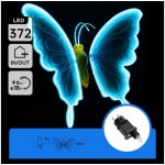 Aigostar B.V. Aigostar - LED Venkovní dekorace 372xLED 60 cm IP44 motýl/modrá B10303AGGJ – Hledejceny.cz