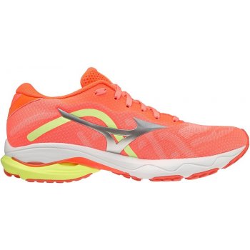 Mizuno Women Wave Prodigy 3 Neon Flame Silver Neo Lime