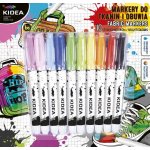 Fixy na textil Kidea 10 barev – Zboží Dáma