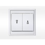 e2 Žaluziové tlačítko bílé LUNE – Hledejceny.cz