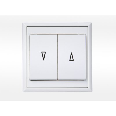 e2 Žaluziové tlačítko bílé LUNE – Hledejceny.cz